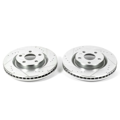 PowerStop Power Stop 08-09 Pontiac G8 Front Evolution Drilled & Slotted Rotors - Pair