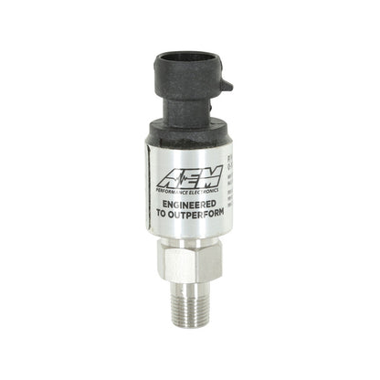 AEM 1000 PSIg Stainless Sensor Kit - 1/8in NPT Male Thread to -4 Adapter