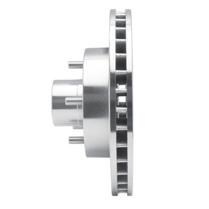 R1 Concepts R1 93-95 Chevrolet G10 Front Right Drilled & Slotted Silver Brake Rotor