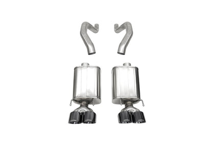 CORSA Performance Corsa 06-13 Chevy Corvette C6 Z06 7.0L / 09-13 ZR1 6.2L Black PVD AxleBack Exhaust w/4.5in Twin Tips