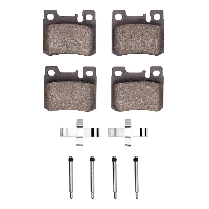 R1 Concepts R1 86-95 Mercedes-Benz C280 Rear Euro Ceramic Brake Pads and Hardware Kit