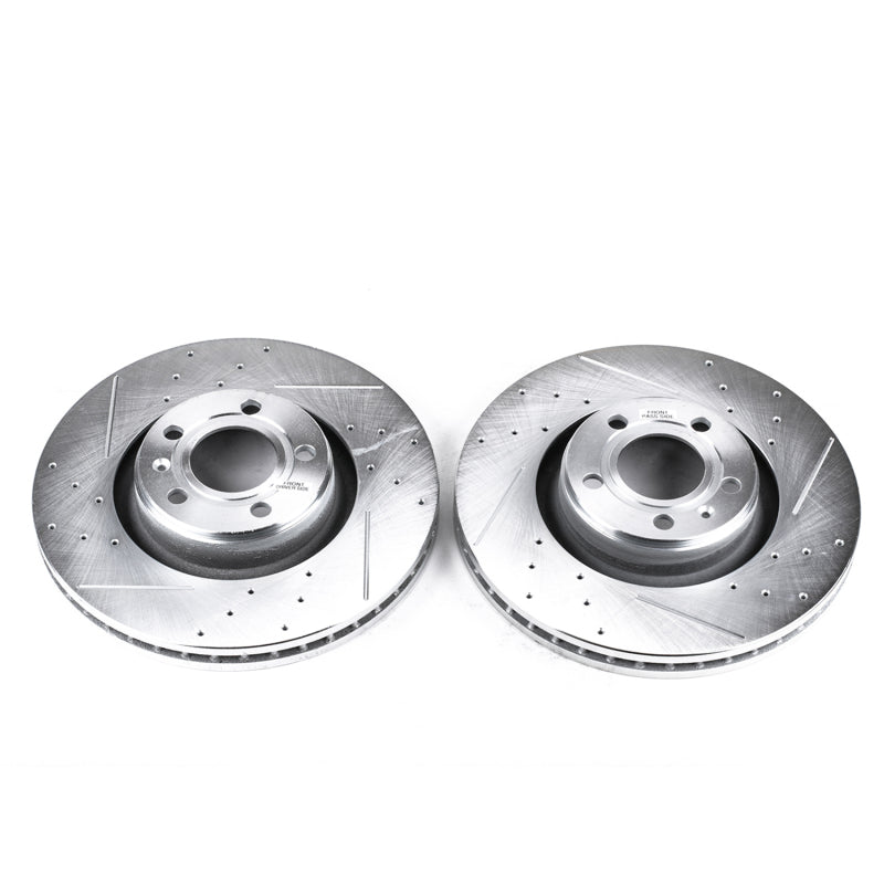 PowerStop Power Stop 05-11 Audi A6 Front Evolution Drilled & Slotted Rotors - Pair