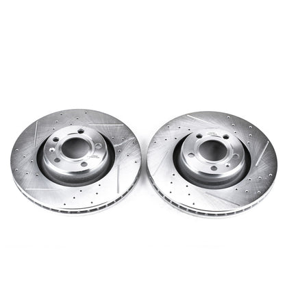 PowerStop Power Stop 05-11 Audi A6 Front Evolution Drilled & Slotted Rotors - Pair