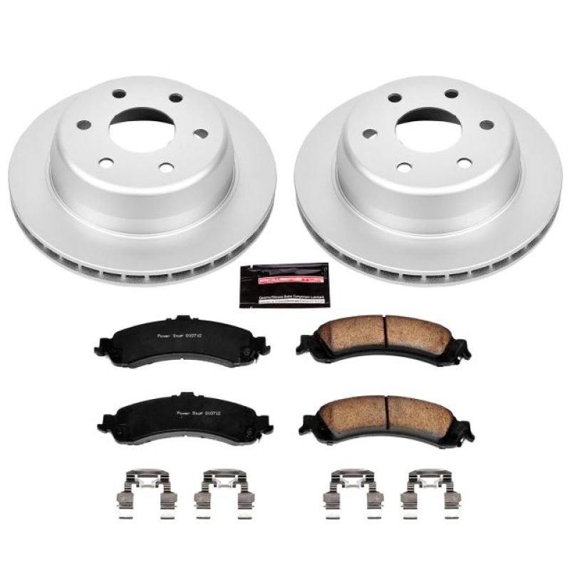 PowerStop Power Stop 02-06 Cadillac Escalade Rear Z17 Evolution Geomet Coated Brake Kit