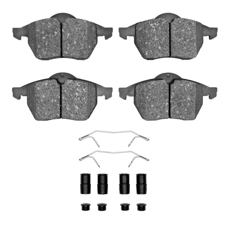 R1 Concepts R1 96-99 Audi A4 Quattro Front Semi Met Pads & Hardware Kit