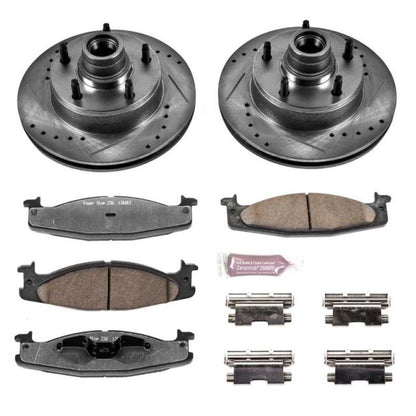 PowerStop Power Stop 2003 Ford E-150 Front Z36 Truck & Tow Brake Kit