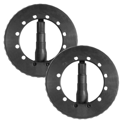 Yukon Gear & Axle Yukon Gear Ring & Pinion Gear Kit Front & Rear for Toyota 9.5/9.5 Differential 5.29 Ratio