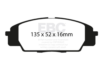 EBC Racing 99-04 Honda S2000 RP-1 Race Front Brake Pads