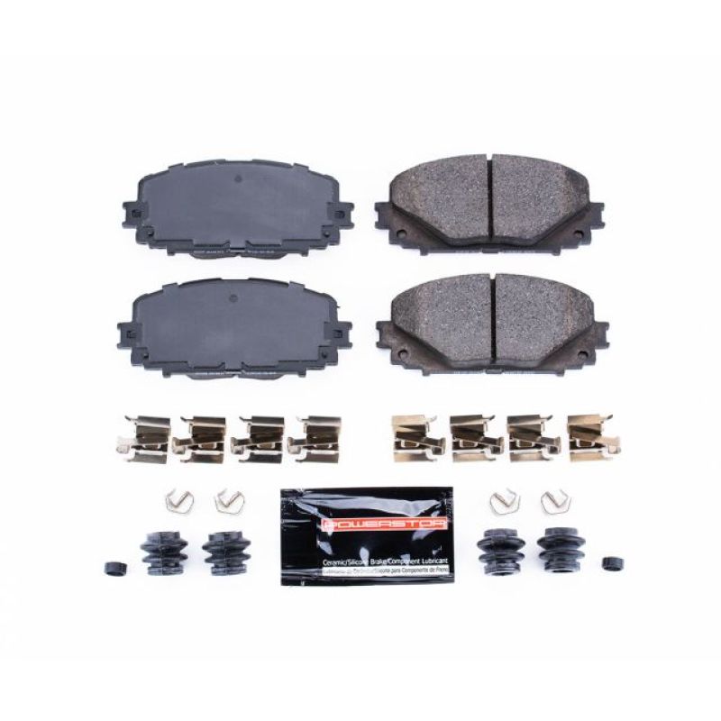 PowerStop Power Stop 12-18 Toyota Yaris Front Z23 Evolution Sport Brake Pads w/Hardware