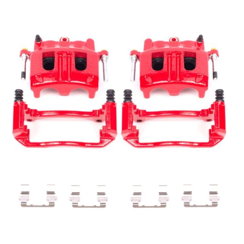 PowerStop Power Stop 02-05 Ford Explorer Front Red Calipers w/Brackets - Pair