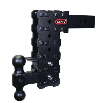 GEN-Y Hitch Gen-Y Phantom-X 2.5in Solid Shank 10in Drop 1.6K TW 16K Hitch w/GH-051 & GH-032 (No Flat Towing)