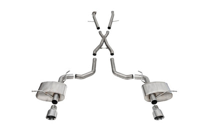 CORSA Performance Corsa 2021-2025 Dodge Durango SRT Hellcat Cat-Back 2.75in Dual Rear Exit Xtreme 4.5in Polished Tips