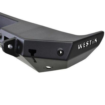 Westin 18-19 Jeep Wrangler JL WJ2 Rear Bumper w/ Sensors (Excl. Wrangler JK) - Textured Black