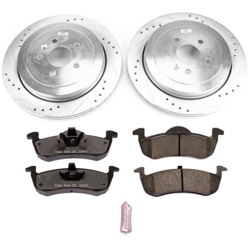 PowerStop Power Stop 13-18 Lincoln MKT Rear Z36 Truck & Tow Brake Kit