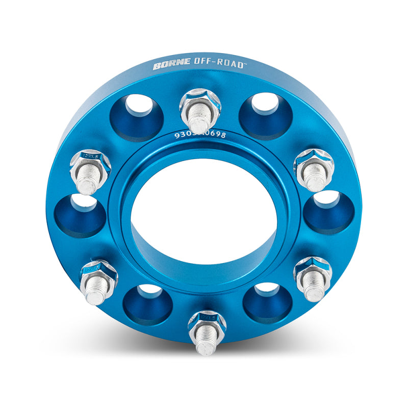 Borne Off-Road Wheel Spacers - 6x139.7 - 78.1 - 50mm - M14x1.5 - Blue