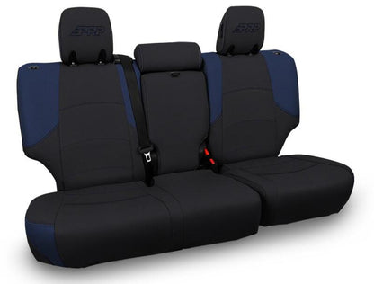 PRP Seats PRP 11-24 Toyota 4Runner Rear Bench Cover - 5-seat model - Black/Navy Blue