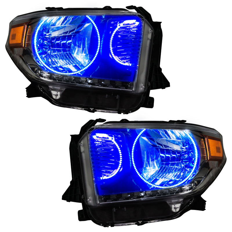ORACLE Lighting Oracle 14-17 Toyota Tundra SMD HL - Dual Halo Kit - ColorSHIFT w/ Simple Controller