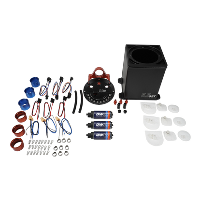 DeatschWerks 5.5L Modular Surge Tank Includes 3 DW200 Fuel Pumps