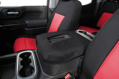 Covercraft 21-24 Ford F-150 Endura PrecisionFit Custom Front Row Seat Covers - Red/Black