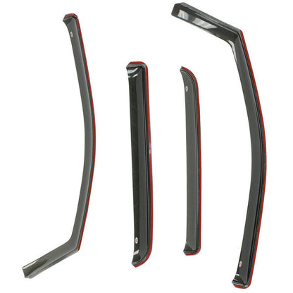 Westin 2005-2017 Nissan Frontier 4dr In-Channel Wind Deflector 4pc - Smoke