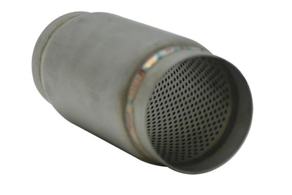 Vibrant SS Race Muffler 4in inlet/outlet x 5in long