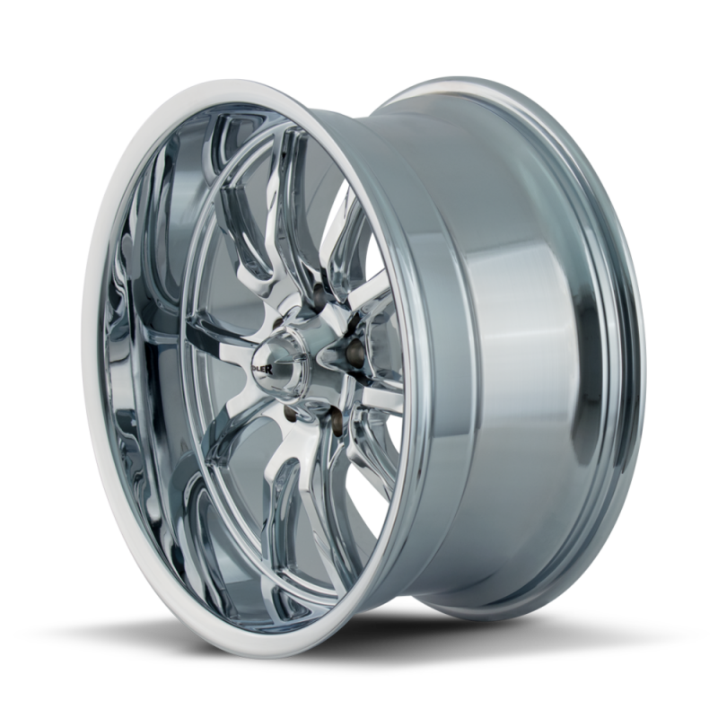 Ridler Wheels Ridler 650 17x7 / 5x114.3 BP / 0mm Offset / 83.82mm Hub Chrome Wheel