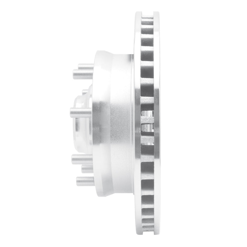 R1 Concepts R1 71-95 Chevrolet G30 Front Right Drilled & Slotted Silver Brake Rotor