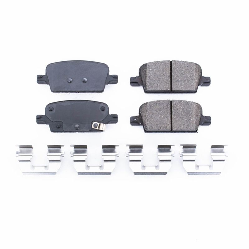PowerStop Power Stop 18-19 Chevrolet Malibu Rear Z17 Evolution Ceramic Brake Pads w/Hardware