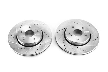 PowerStop Power Stop 10-13 Suzuki Kizashi Front Evolution Drilled & Slotted Rotors - Pair