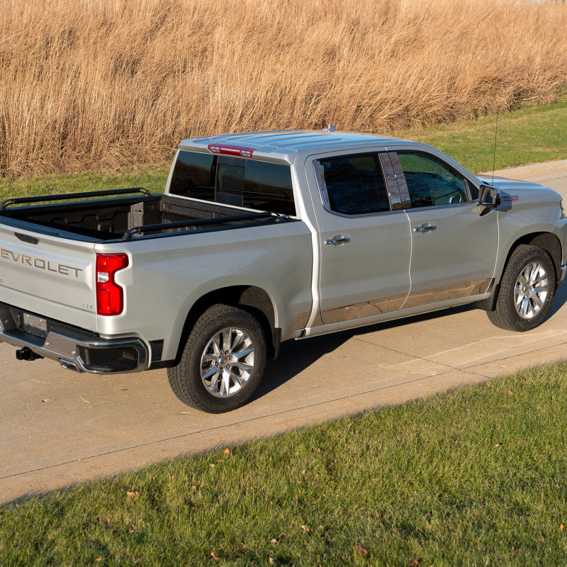 Putco 07-13 Silverado Ext Cab 6.5 Short Box - 6in Wide - 14pcs Stainless Steel Rocker Panels