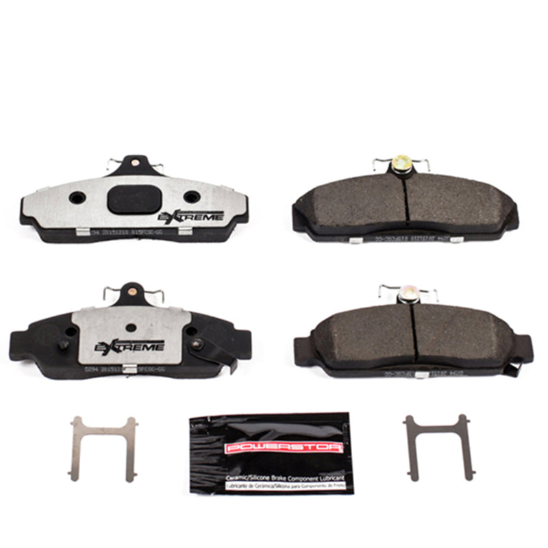 PowerStop Power Stop 84-87 Chevrolet Corvette Front Z26 Extreme Street Brake Pads w/Hardware