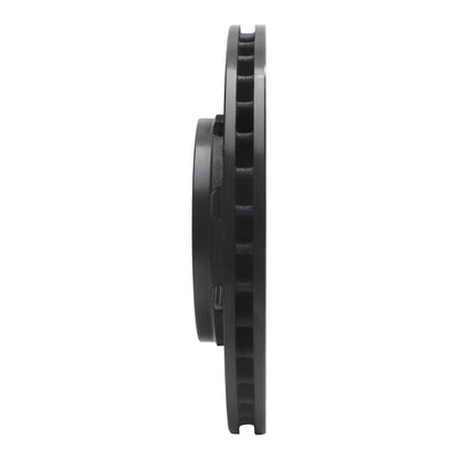 R1 Concepts R1 00-04 Volvo V40 Front Right Drilled & Slotted Black Brake Rotor