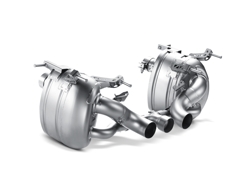 Akrapovic Akrapovic 10-15 Ferrari 458 Italia/458 Spyder Slip-On Line (Titanium) w/ Carbon Tips