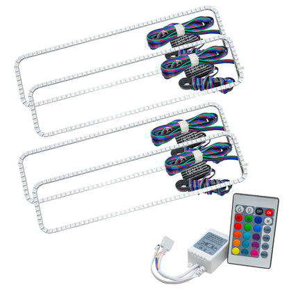 ORACLE Lighting Oracle Chevrolet Tahoe 95-00 Dual Halo Kit - ColorSHIFT w/ Simple Controller