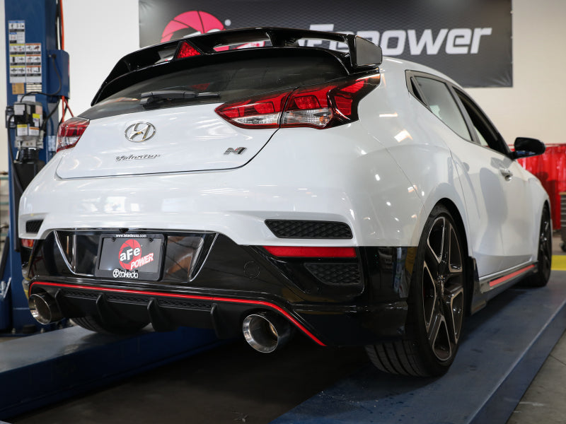 aFe Power Cat Back Exhaust - 19-20 Hyundai Veloster N L4-2.0L (t) w/ Polished Tips