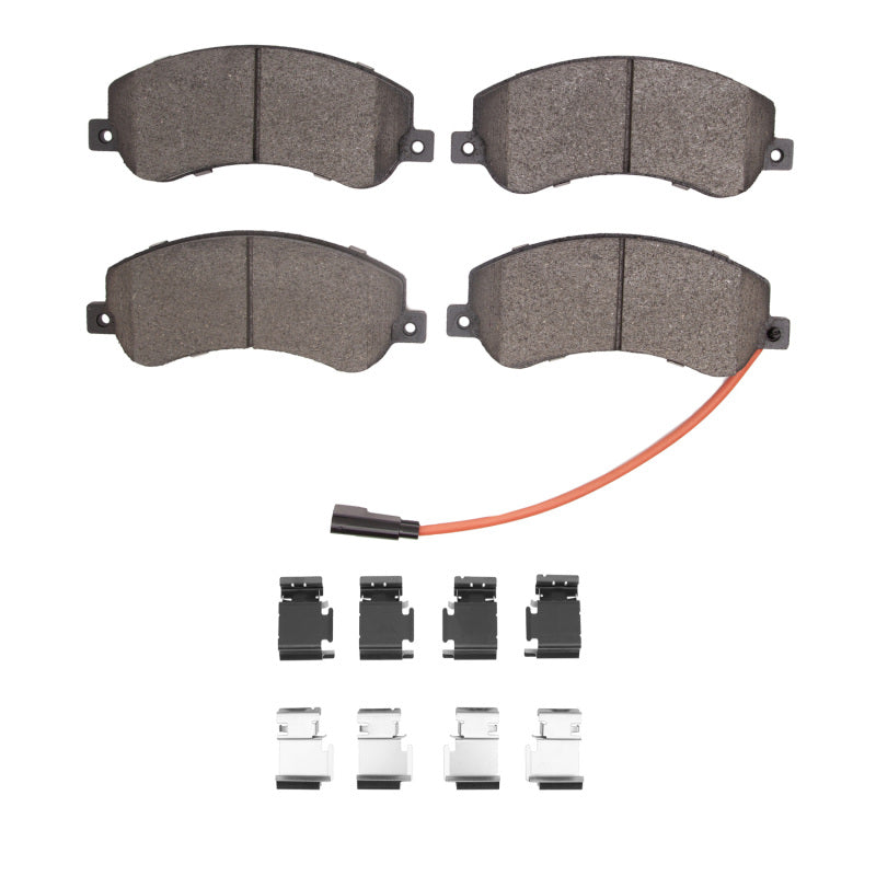 R1 Concepts R1 10-17 Volkswagen AMAROK (Mexico) Front Semi Met Pads & Hardware Kit