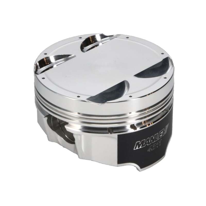 Manley Performance Manley Mitsubishi 4B11 86mm Bore 9.0:1 CR -5cc Dish Turbo Tuff Piston Set w/ Rings