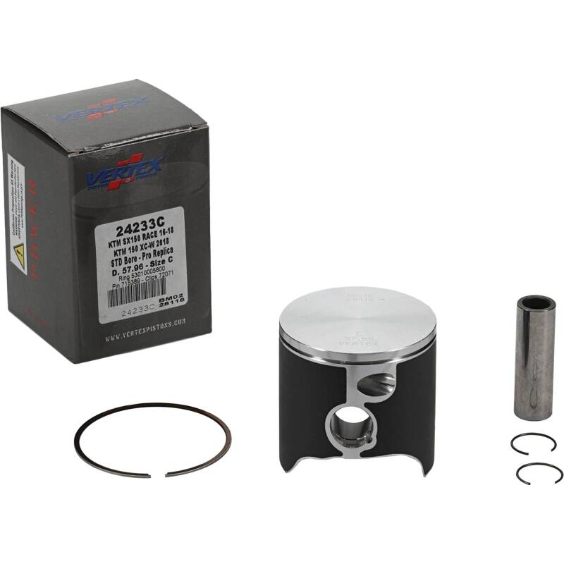 Vertex Pistons Vertex Piston 16-22 KTM 150 SX 150cc Cast Race Piston Kit