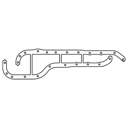 Cometic Gasket Cometic Ford EAO Cosworth YB .060in AFM Oil Pan Gasket - Pan Rails Only