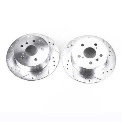 PowerStop Power Stop 07-12 Lexus ES350 Rear Evolution Drilled & Slotted Rotors - Pair