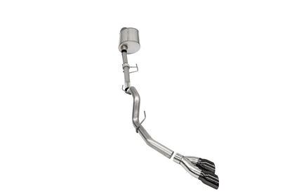 CORSA Performance Corsa 2021-2025 Ford F-150 Regular Cab/ 8in Bed 3.5L V6 Sport Cat-Back Single Side Exit-Black PVD