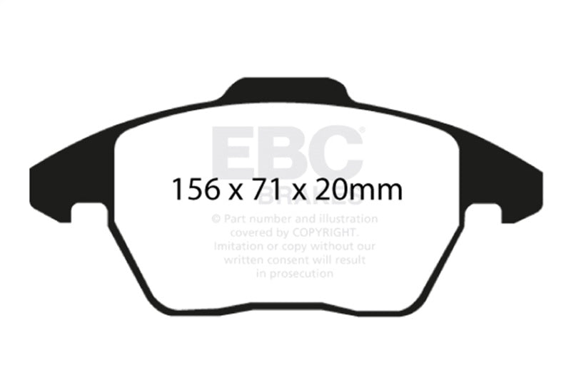 EBC 2017+ BMW M240 Coupe Bluestuff Front Brake Pads
