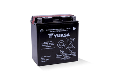 Yuasa Battery Yuasa YTX20CH-BS High Performance AGM Battery w/Bottle