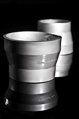 Weapon R 2.5in x 3in x 2.5in Tall Coupler Adapter - Silver