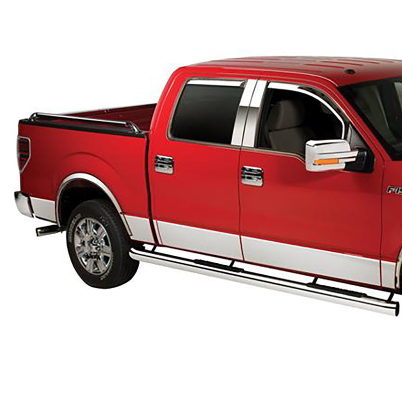 Putco 04-08 Ford F-150 Reg Cab 6.5 Short Box - 7in Wide - 10pcs Stainless Steel Rocker Panels