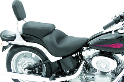 Mustang Motorcycle Mustang 06-17 Harley Softail Wide Tire (200mm) Standard Touring 1PC Seat - Black