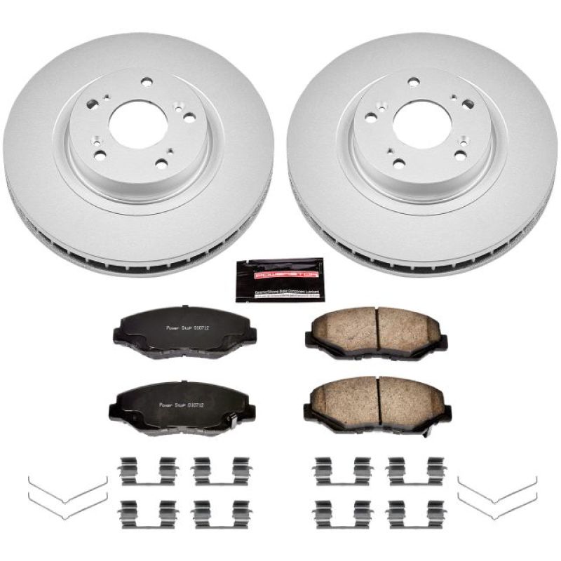 PowerStop Power Stop 13-15 Acura ILX Front Z17 Evolution Geomet Coated Brake Kit
