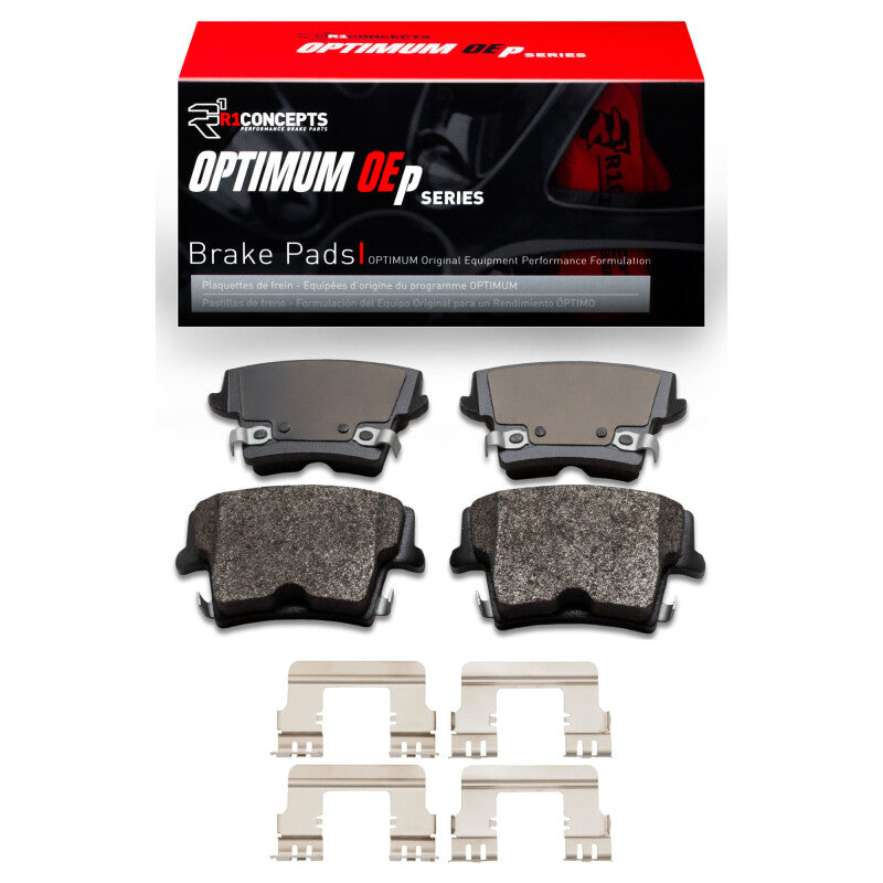 R1 Concepts R1 05-18 Chrysler 300 Rear Optimum OE Brake Pads & Hardware Kit