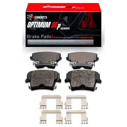 R1 Concepts R1 05-18 Chrysler 300 Rear Optimum OE Brake Pads & Hardware Kit