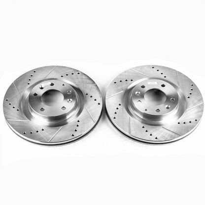 PowerStop Power Stop 04-11 Mazda RX-8 Front Evolution Drilled & Slotted Rotors - Pair